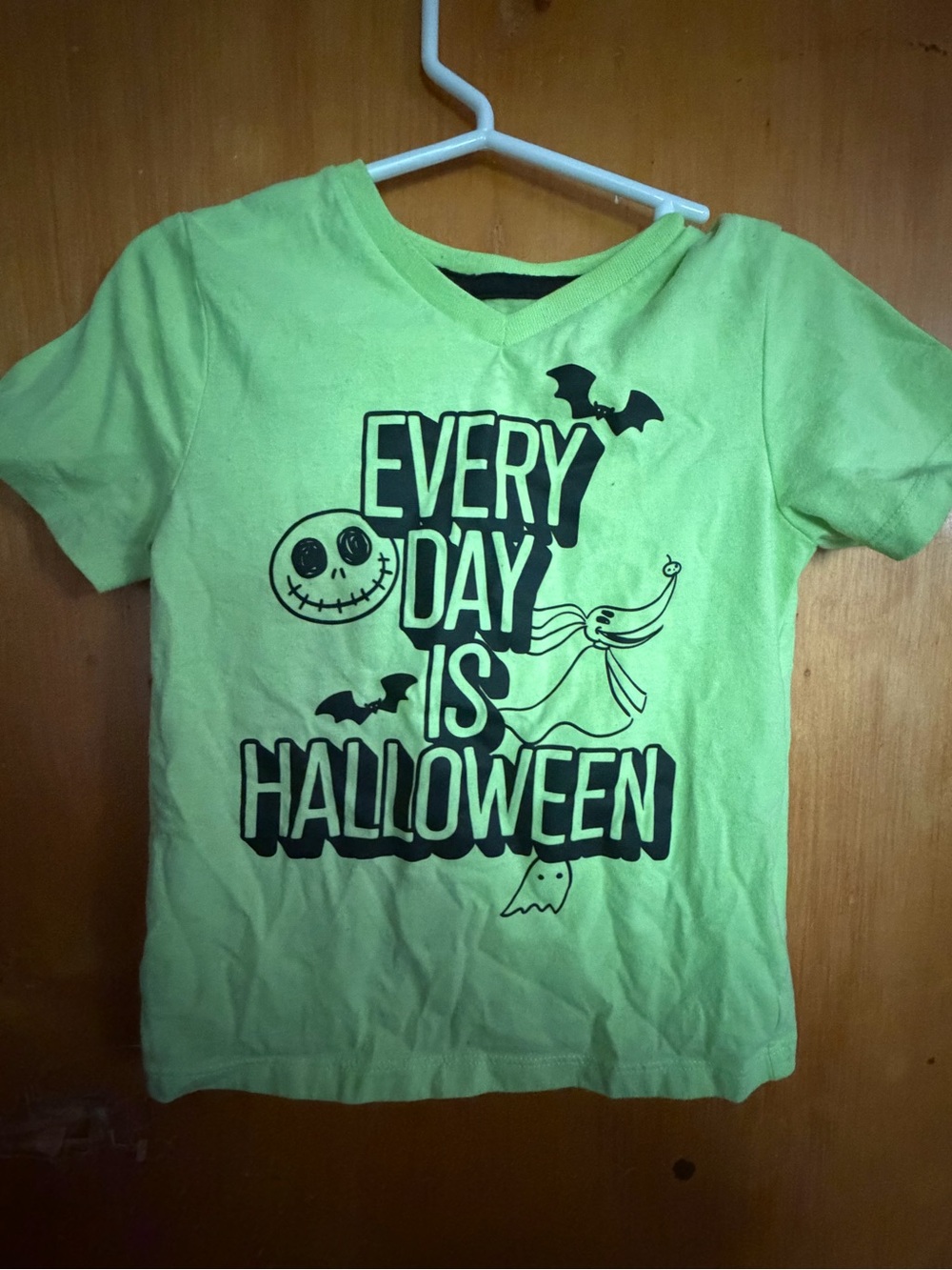 Disney Bright Green Halloween Graphic Tee